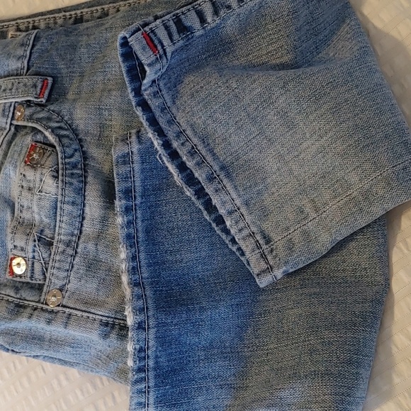 🌸Host Pick🌸Men's True Religion Distressed Light Wash Slim Straight Leg Jeans - Picture 11 of 15